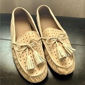 Coach Nadia Loafers, Beige/Tan- Size 7.5